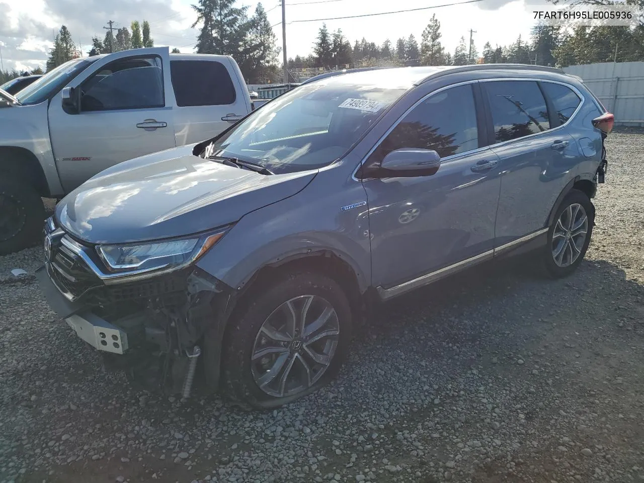 2020 Honda Cr-V Touring VIN: 7FART6H95LE005936 Lot: 74989794