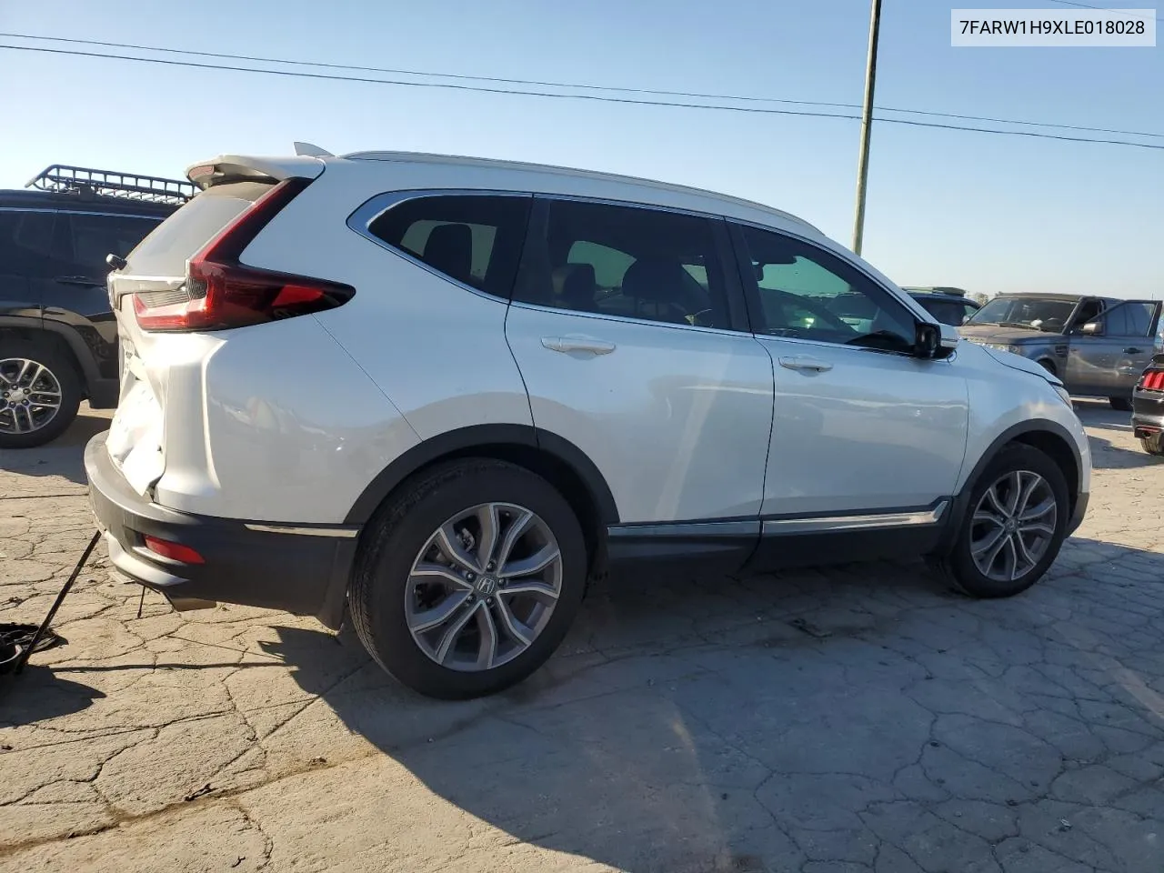 2020 Honda Cr-V Touring VIN: 7FARW1H9XLE018028 Lot: 75049834