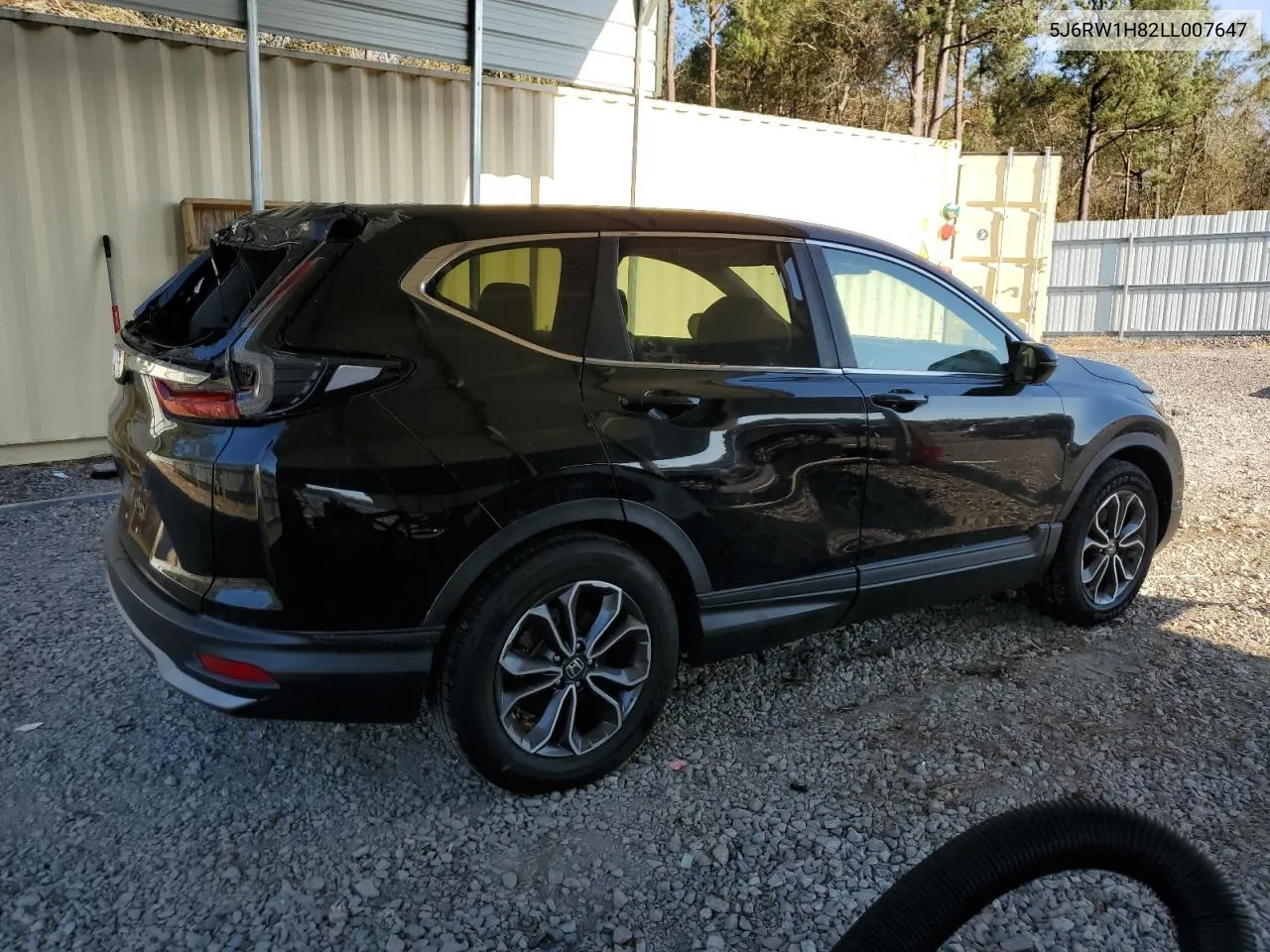 2020 Honda Cr-V Exl VIN: 5J6RW1H82LL007647 Lot: 75126254