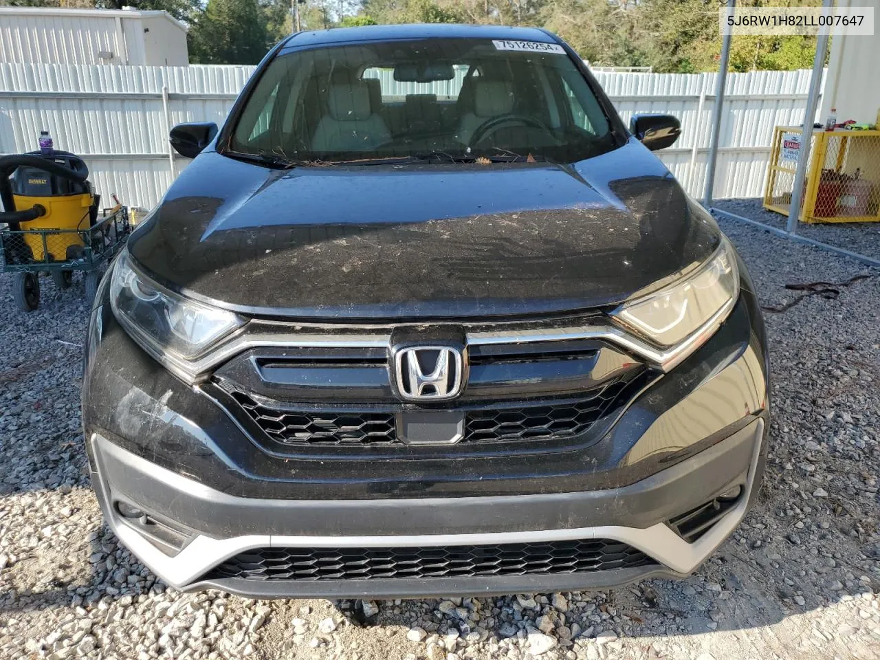 2020 Honda Cr-V Exl VIN: 5J6RW1H82LL007647 Lot: 75126254