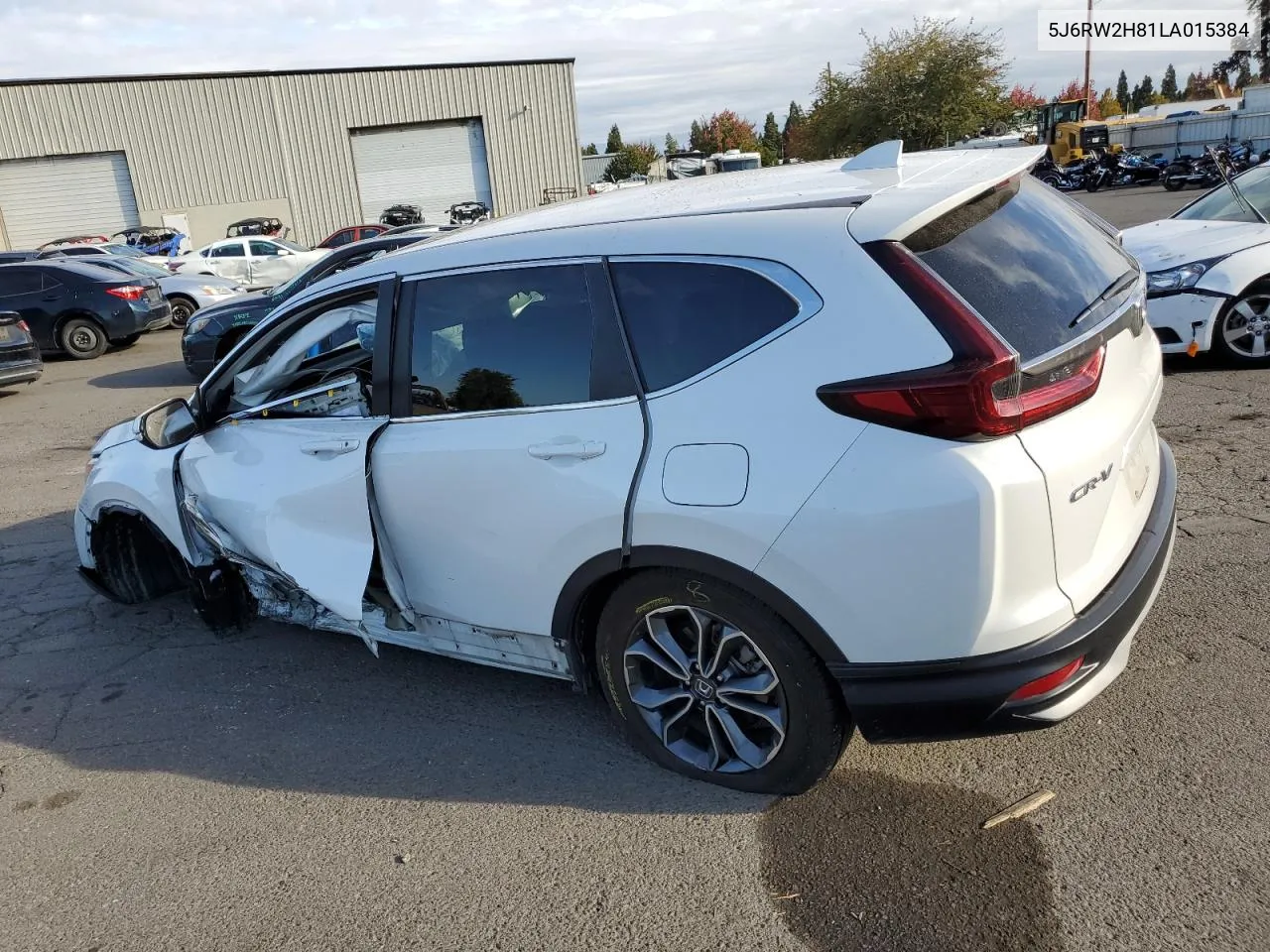 2020 Honda Cr-V Exl VIN: 5J6RW2H81LA015384 Lot: 75138104