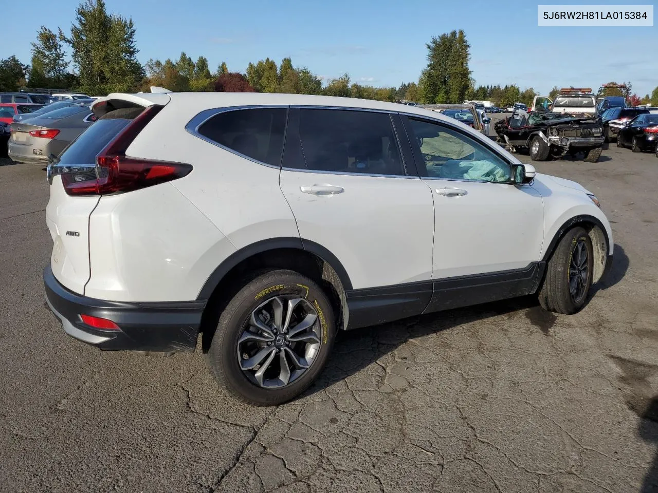 2020 Honda Cr-V Exl VIN: 5J6RW2H81LA015384 Lot: 75138104