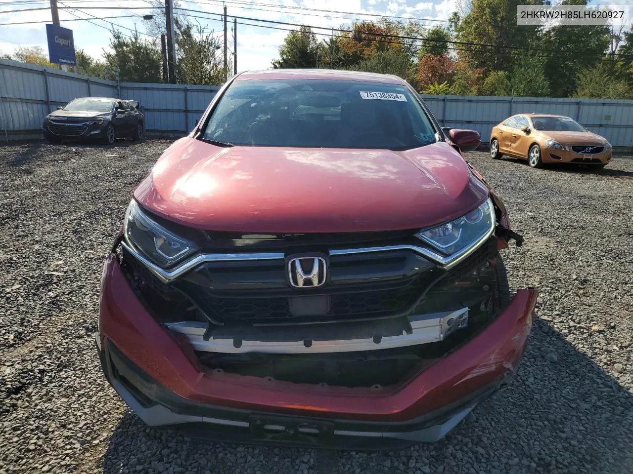 2020 Honda Cr-V Exl VIN: 2HKRW2H85LH620927 Lot: 75138354