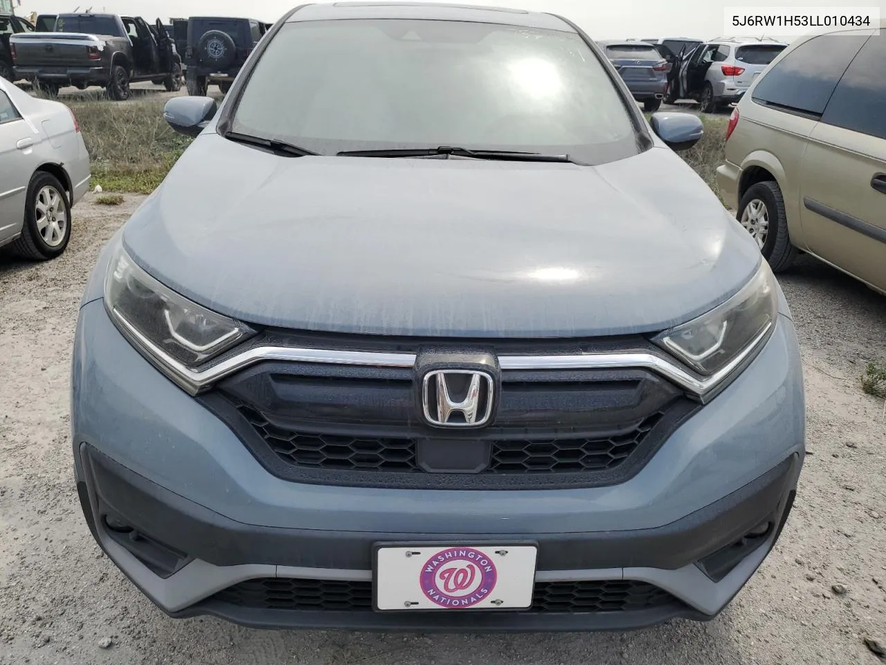 2020 Honda Cr-V Ex VIN: 5J6RW1H53LL010434 Lot: 75244824