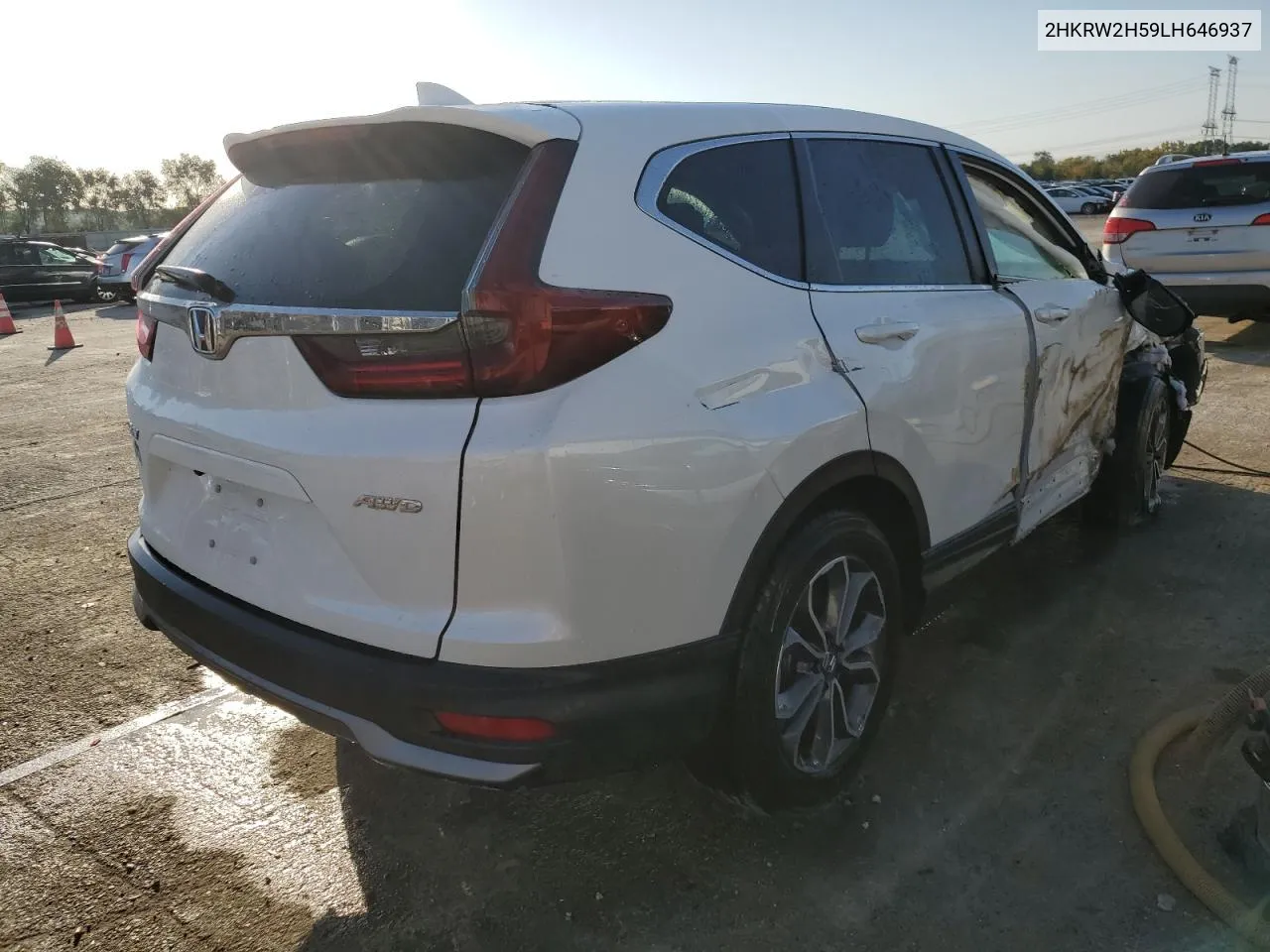 2020 Honda Cr-V Ex VIN: 2HKRW2H59LH646937 Lot: 75411854