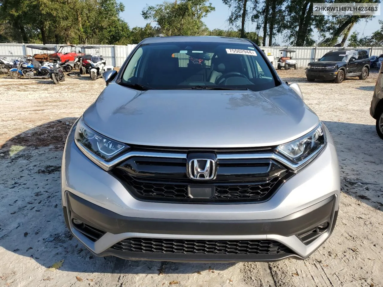 2020 Honda Cr-V Exl VIN: 2HKRW1H87LH428483 Lot: 75502944