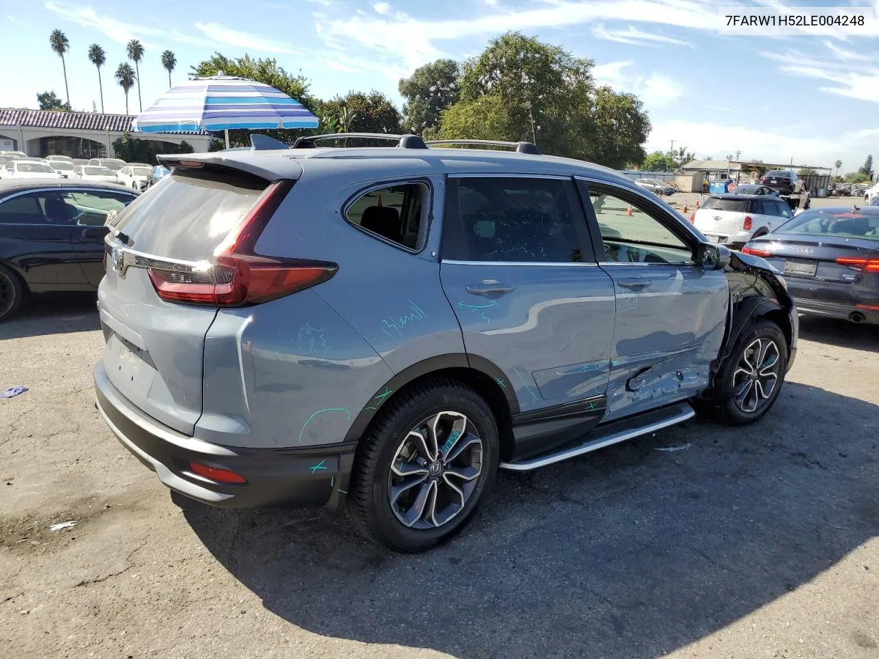 2020 Honda Cr-V Ex VIN: 7FARW1H52LE004248 Lot: 75510434