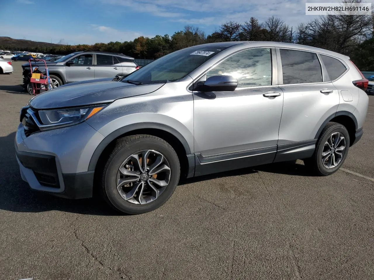 2020 Honda Cr-V Exl VIN: 2HKRW2H82LH691146 Lot: 75647974