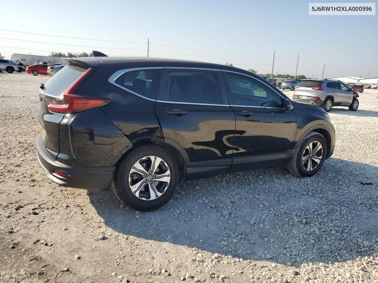 2020 Honda Cr-V Lx VIN: 5J6RW1H2XLA000596 Lot: 75667704