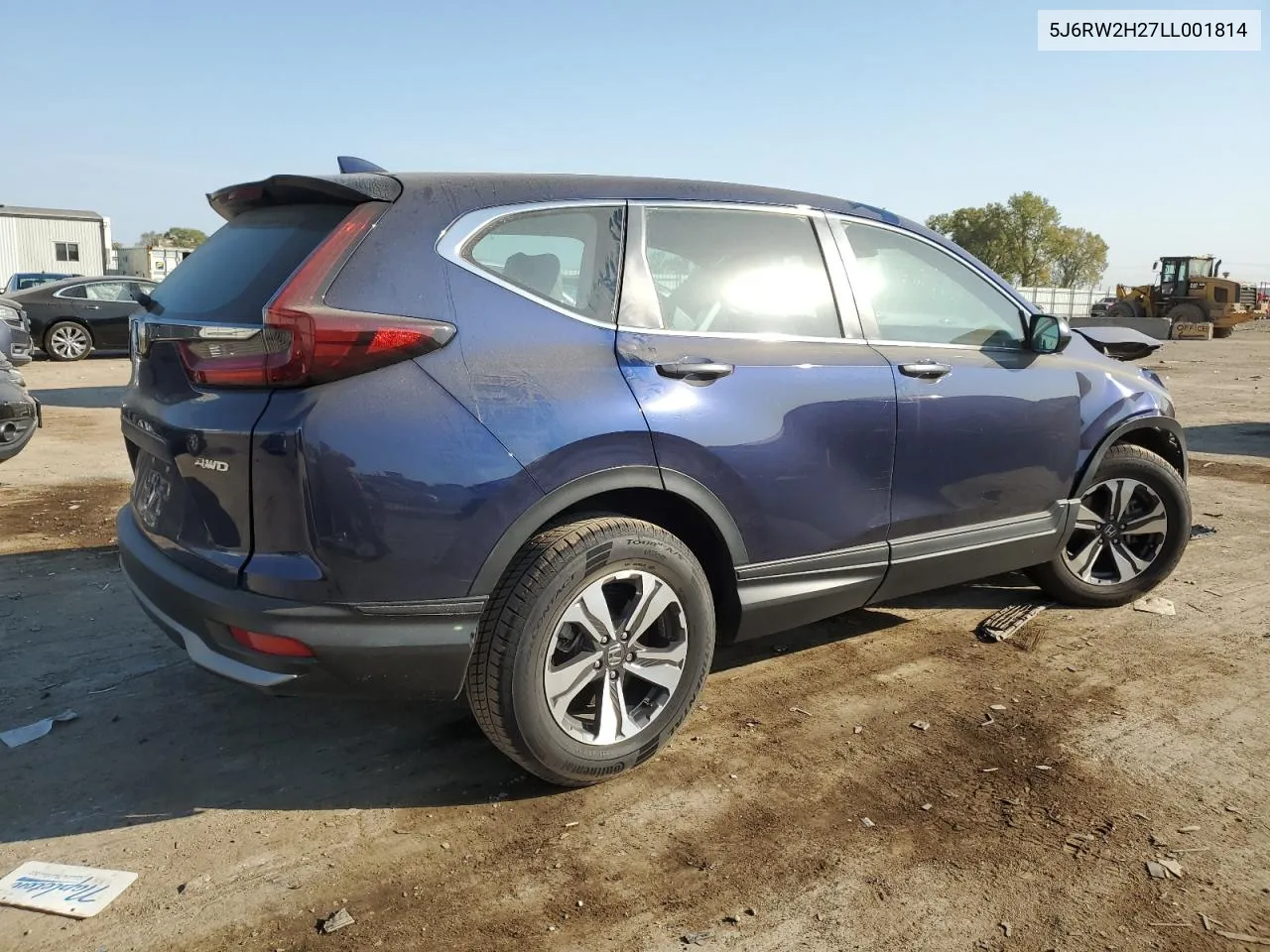 2020 Honda Cr-V Lx VIN: 5J6RW2H27LL001814 Lot: 75676464