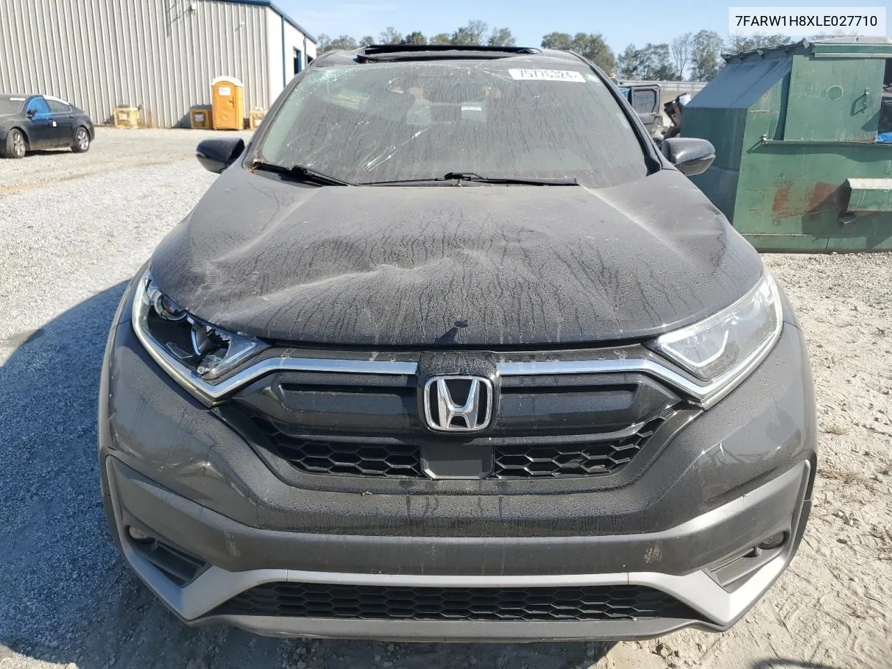 2020 Honda Cr-V Exl VIN: 7FARW1H8XLE027710 Lot: 75776324