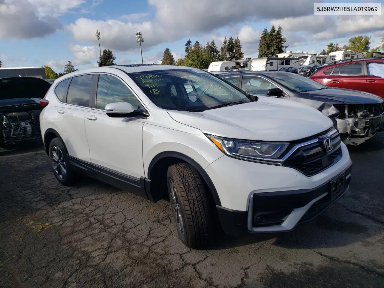 2020 Honda Cr-V Exl VIN: 5J6RW2H85LA019969 Lot: 75799364