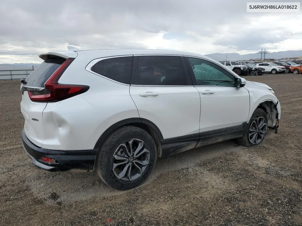 2020 Honda Cr-V Exl VIN: 5J6RW2H86LA018622 Lot: 75884734