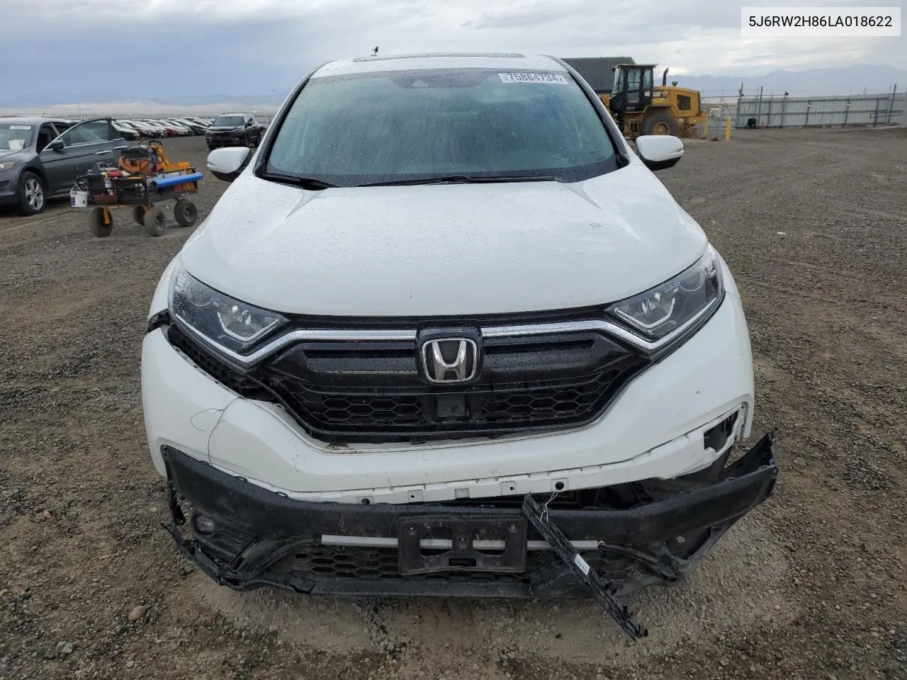 2020 Honda Cr-V Exl VIN: 5J6RW2H86LA018622 Lot: 75884734