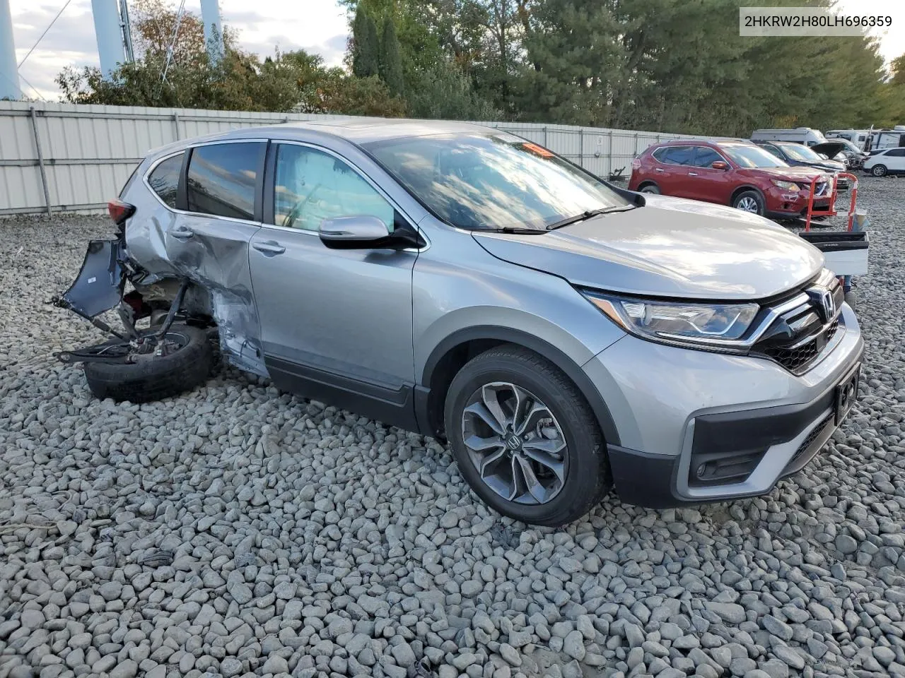 2020 Honda Cr-V Exl VIN: 2HKRW2H80LH696359 Lot: 76137904