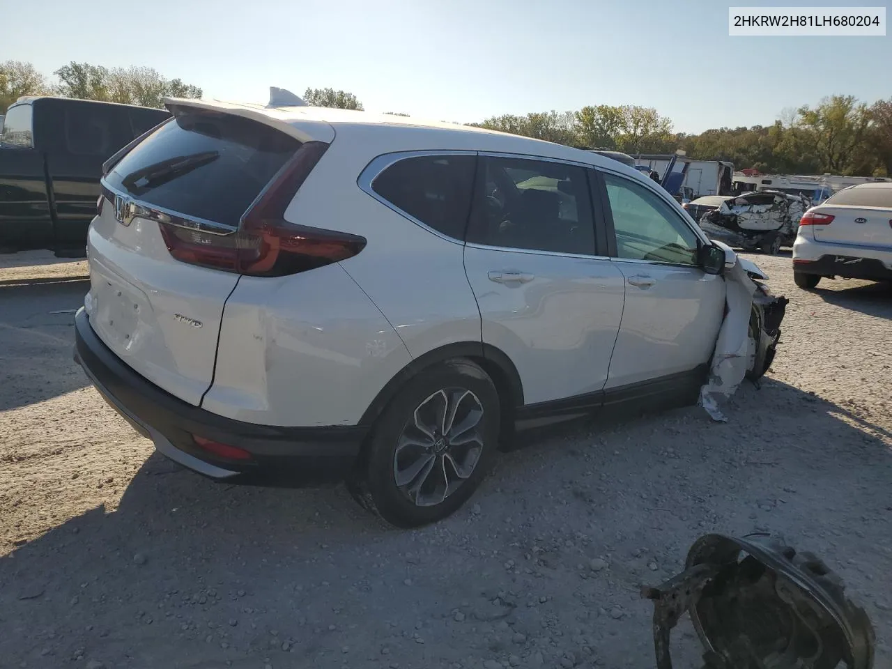 2020 Honda Cr-V Exl VIN: 2HKRW2H81LH680204 Lot: 76694084