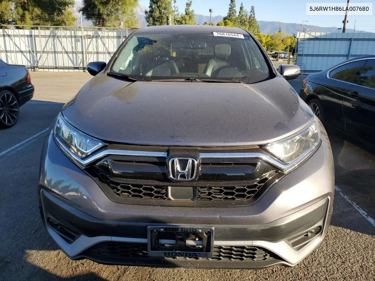 2020 Honda Cr-V Exl VIN: 5J6RW1H86LA007680 Lot: 76816544