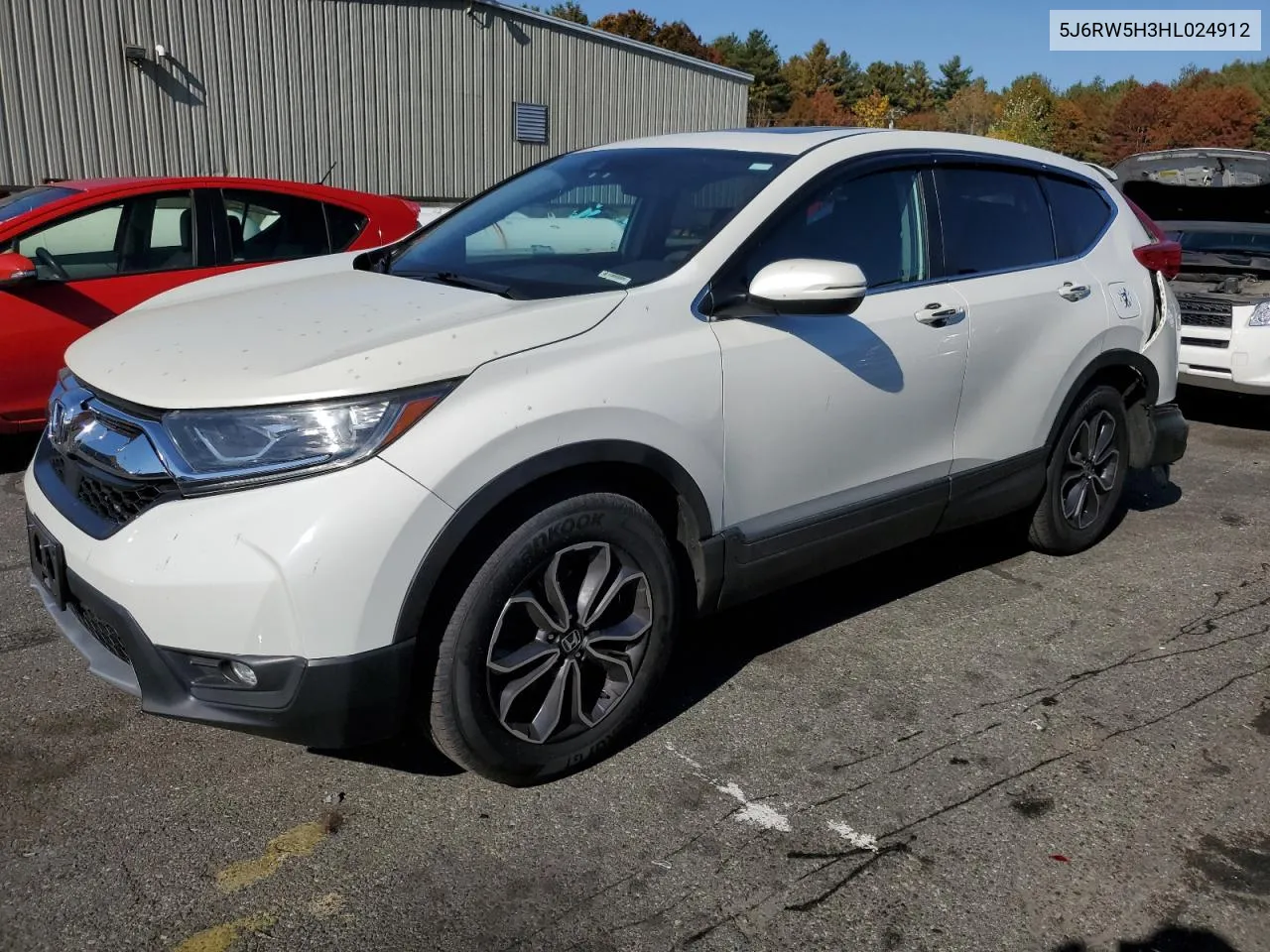 2020 Honda Cr-V Lx VIN: 5J6RW5H3HL024912 Lot: 77162814