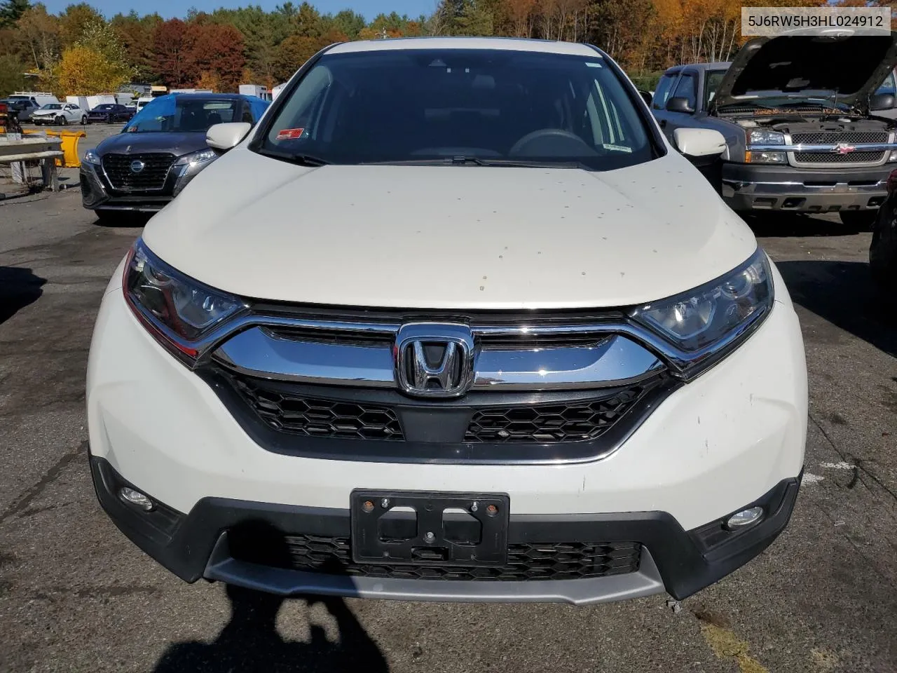 2020 Honda Cr-V Lx VIN: 5J6RW5H3HL024912 Lot: 77162814