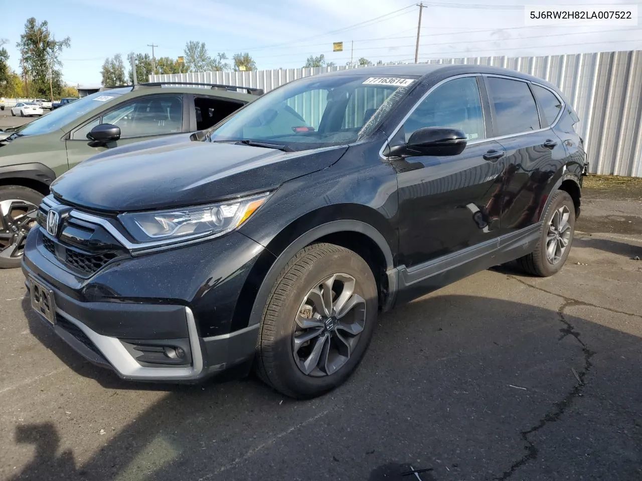 2020 Honda Cr-V Exl VIN: 5J6RW2H82LA007522 Lot: 77163614