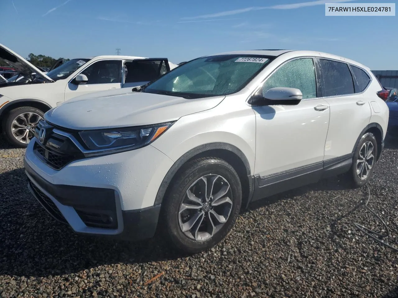 2020 Honda Cr-V Ex VIN: 7FARW1H5XLE024781 Lot: 77267824