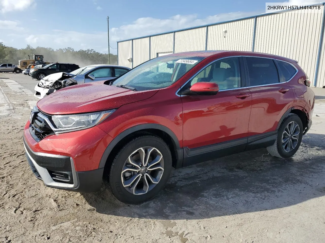 2020 Honda Cr-V Ex VIN: 2HKRW1H57LH414718 Lot: 77349684