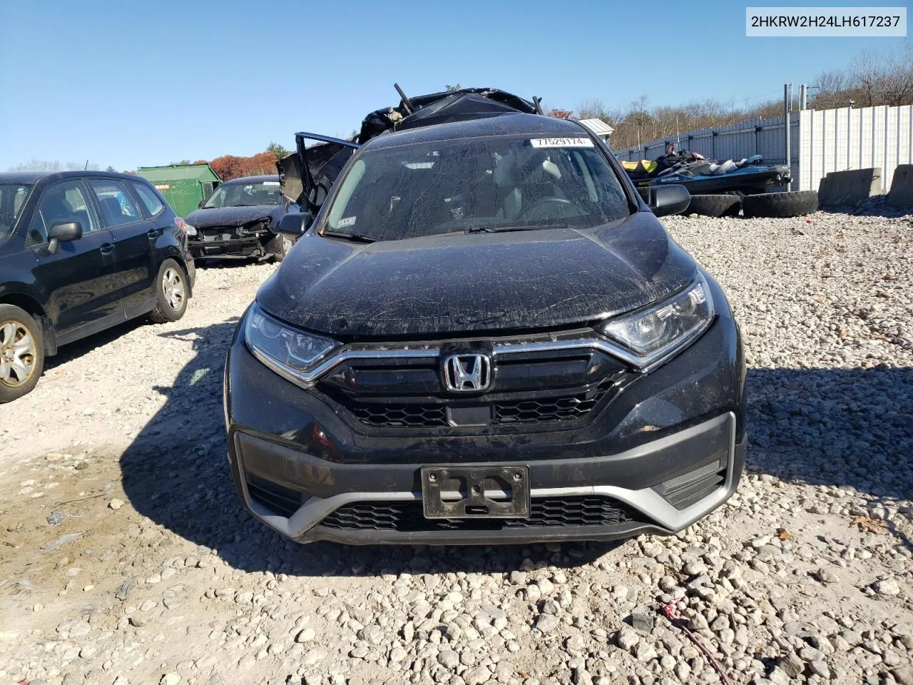 2020 Honda Cr-V Lx VIN: 2HKRW2H24LH617237 Lot: 77529174