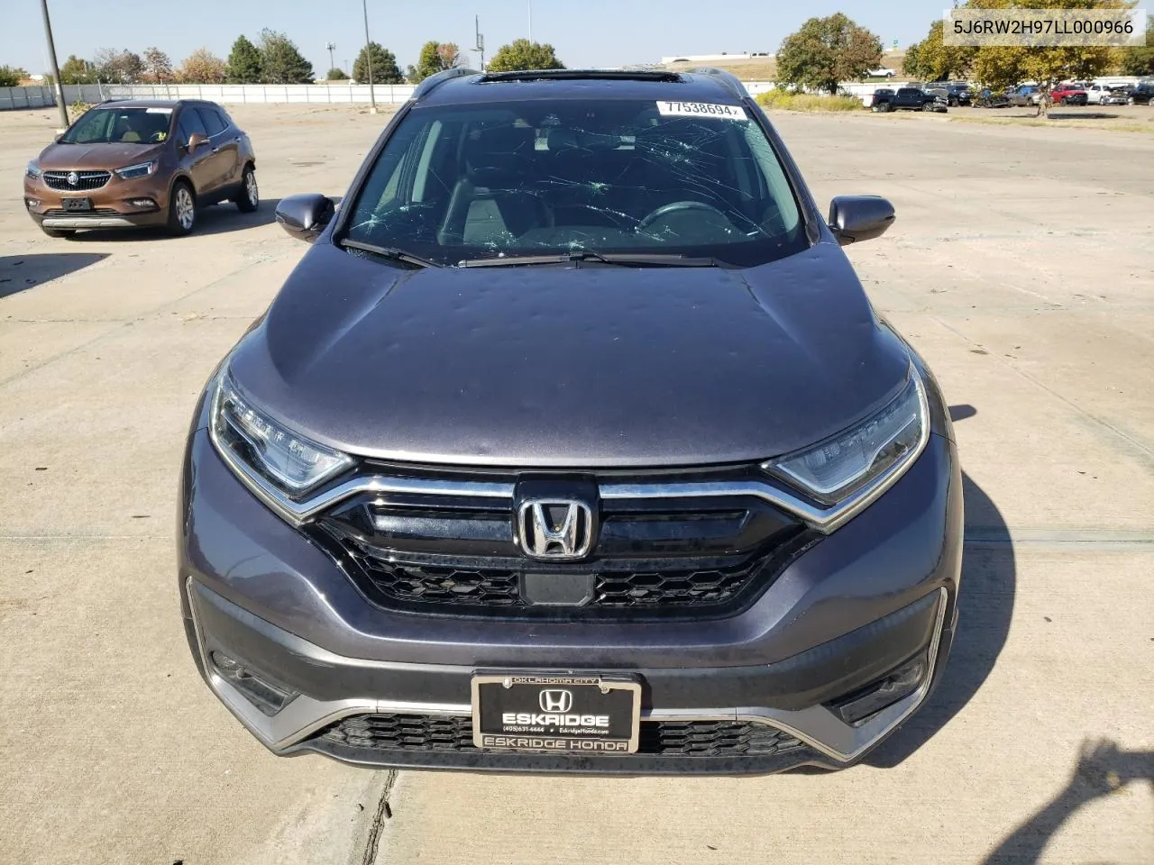 2020 Honda Cr-V Touring VIN: 5J6RW2H97LL000966 Lot: 77538694