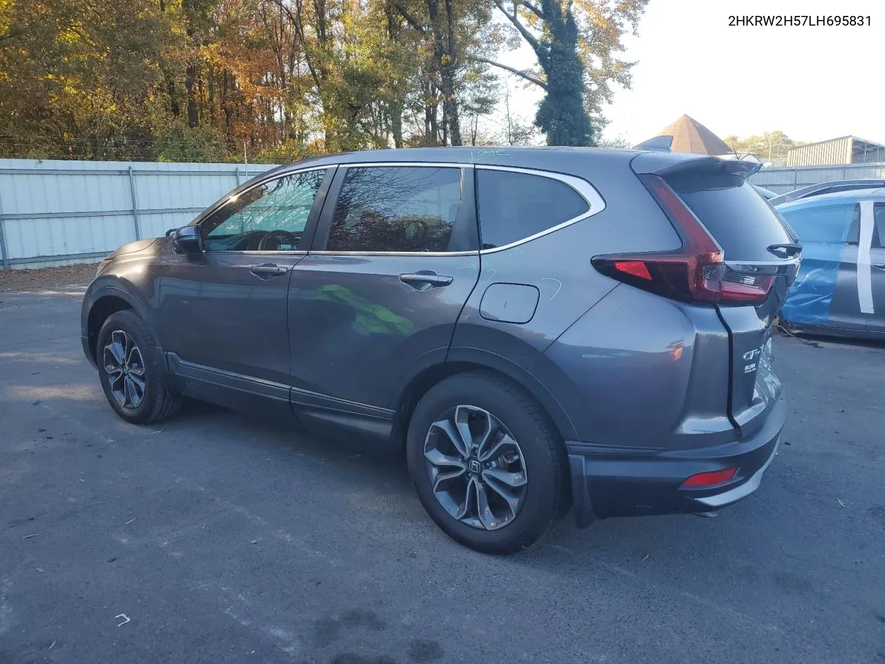 2020 Honda Cr-V Ex VIN: 2HKRW2H57LH695831 Lot: 77654344