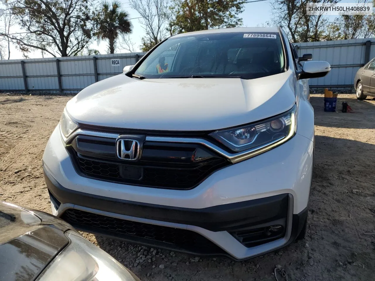 2020 Honda Cr-V Ex VIN: 2HKRW1H50LH408839 Lot: 77899864