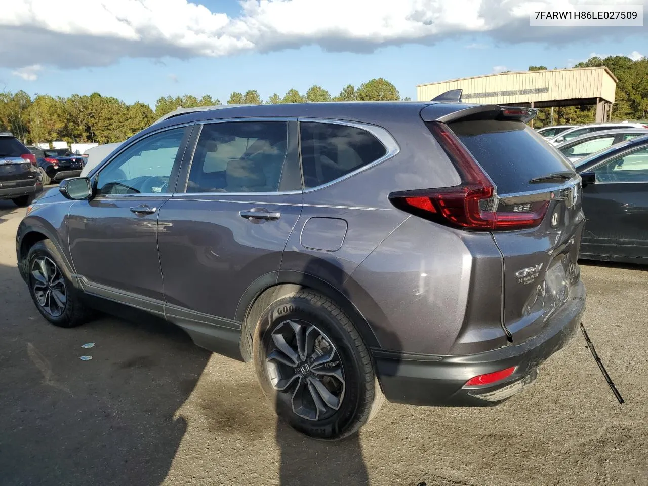 2020 Honda Cr-V Exl VIN: 7FARW1H86LE027509 Lot: 77945344