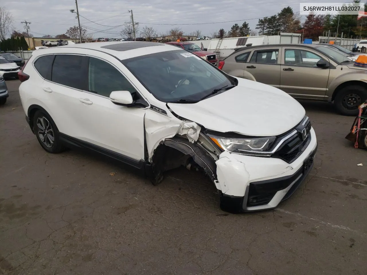 2020 Honda Cr-V Exl VIN: 5J6RW2H81LL032027 Lot: 78022874