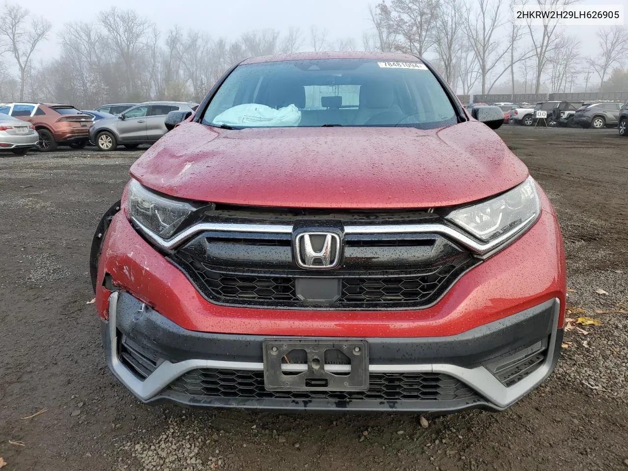 2020 Honda Cr-V Lx VIN: 2HKRW2H29LH626905 Lot: 78481094