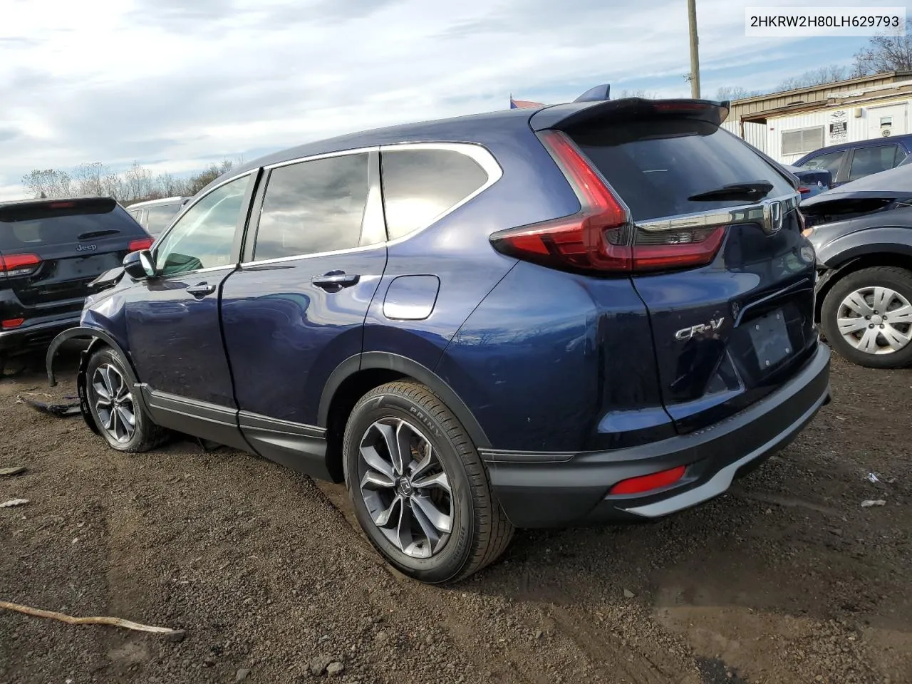 2020 Honda Cr-V Exl VIN: 2HKRW2H80LH629793 Lot: 78631544