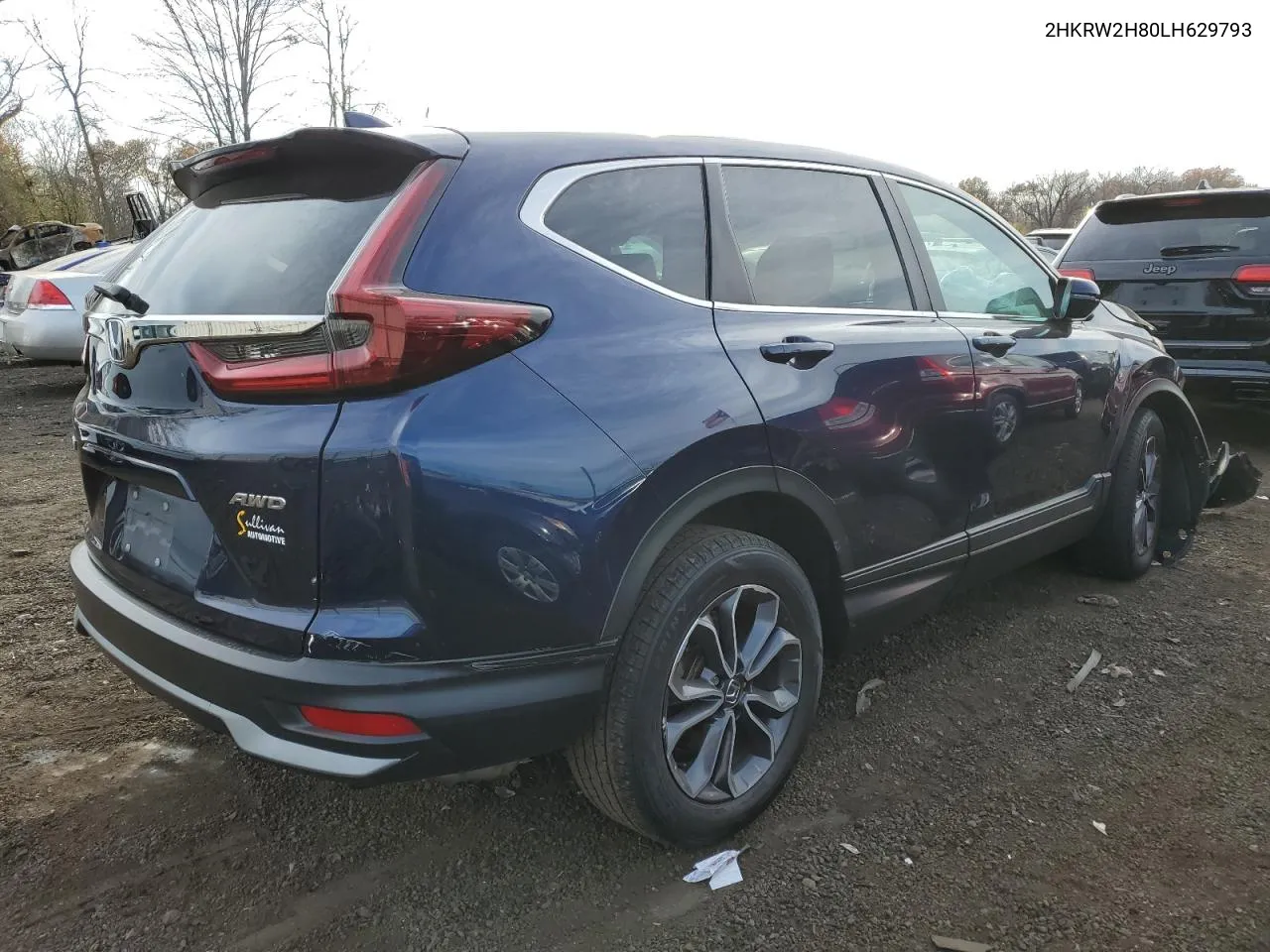 2020 Honda Cr-V Exl VIN: 2HKRW2H80LH629793 Lot: 78631544