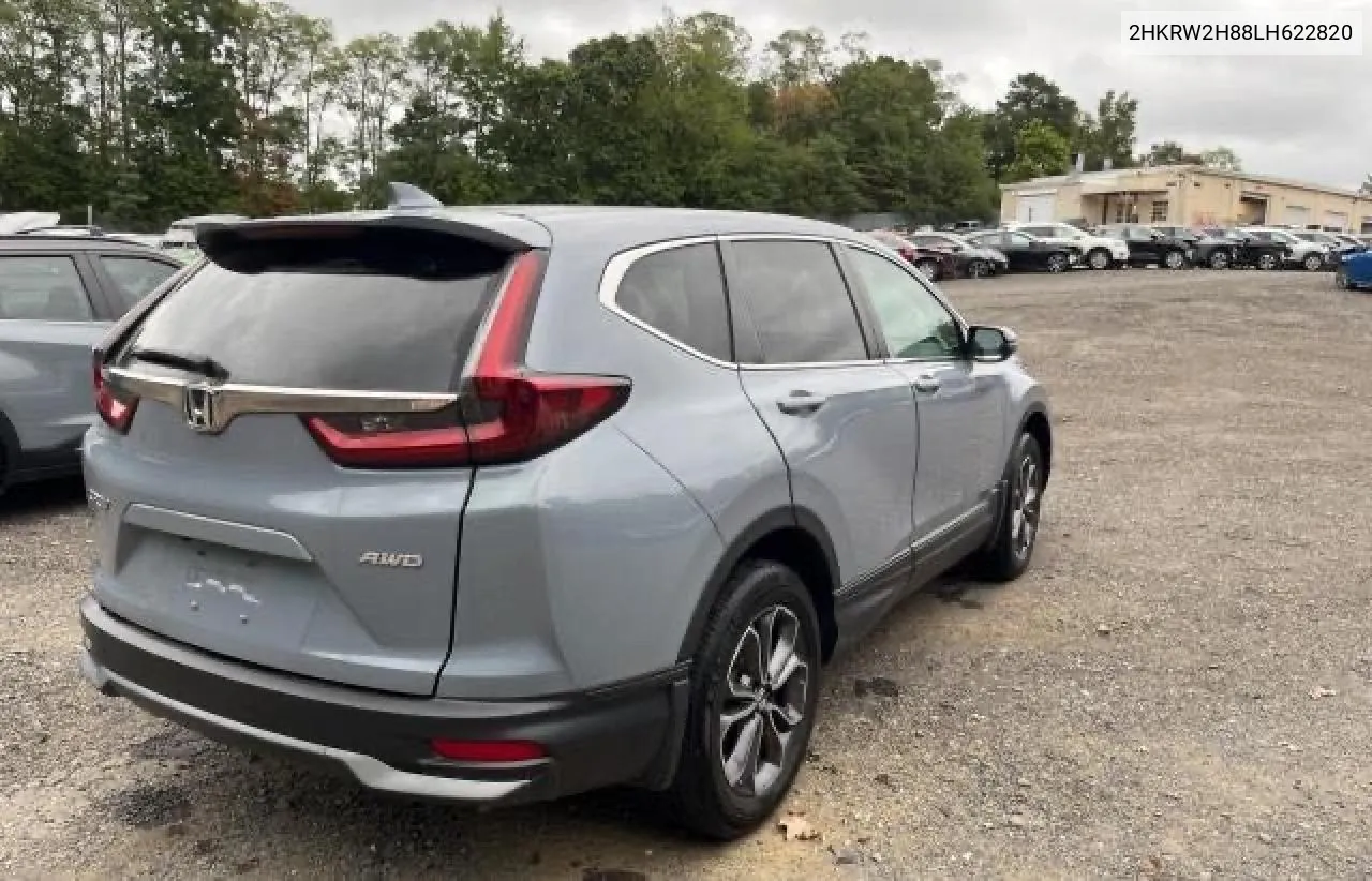 2020 Honda Cr-V Exl VIN: 2HKRW2H88LH622820 Lot: 78962094