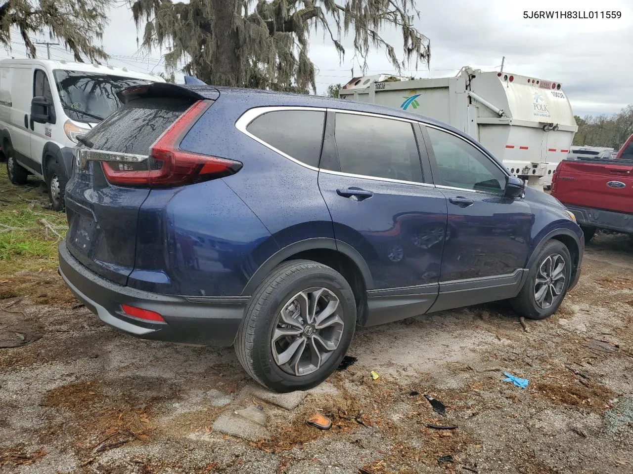 2020 Honda Cr-V Exl VIN: 5J6RW1H83LL011559 Lot: 79408734