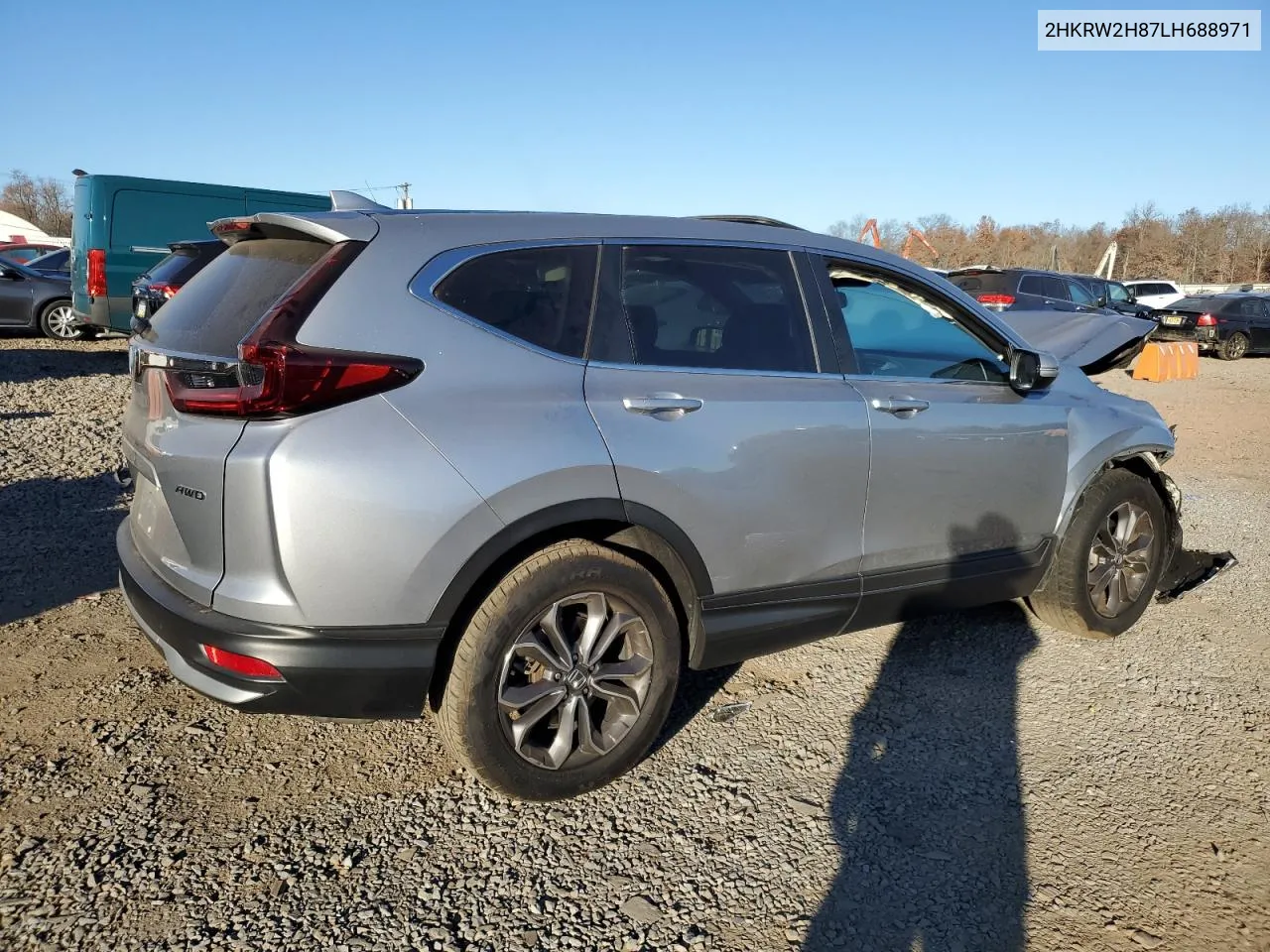 2020 Honda Cr-V Exl VIN: 2HKRW2H87LH688971 Lot: 79601464