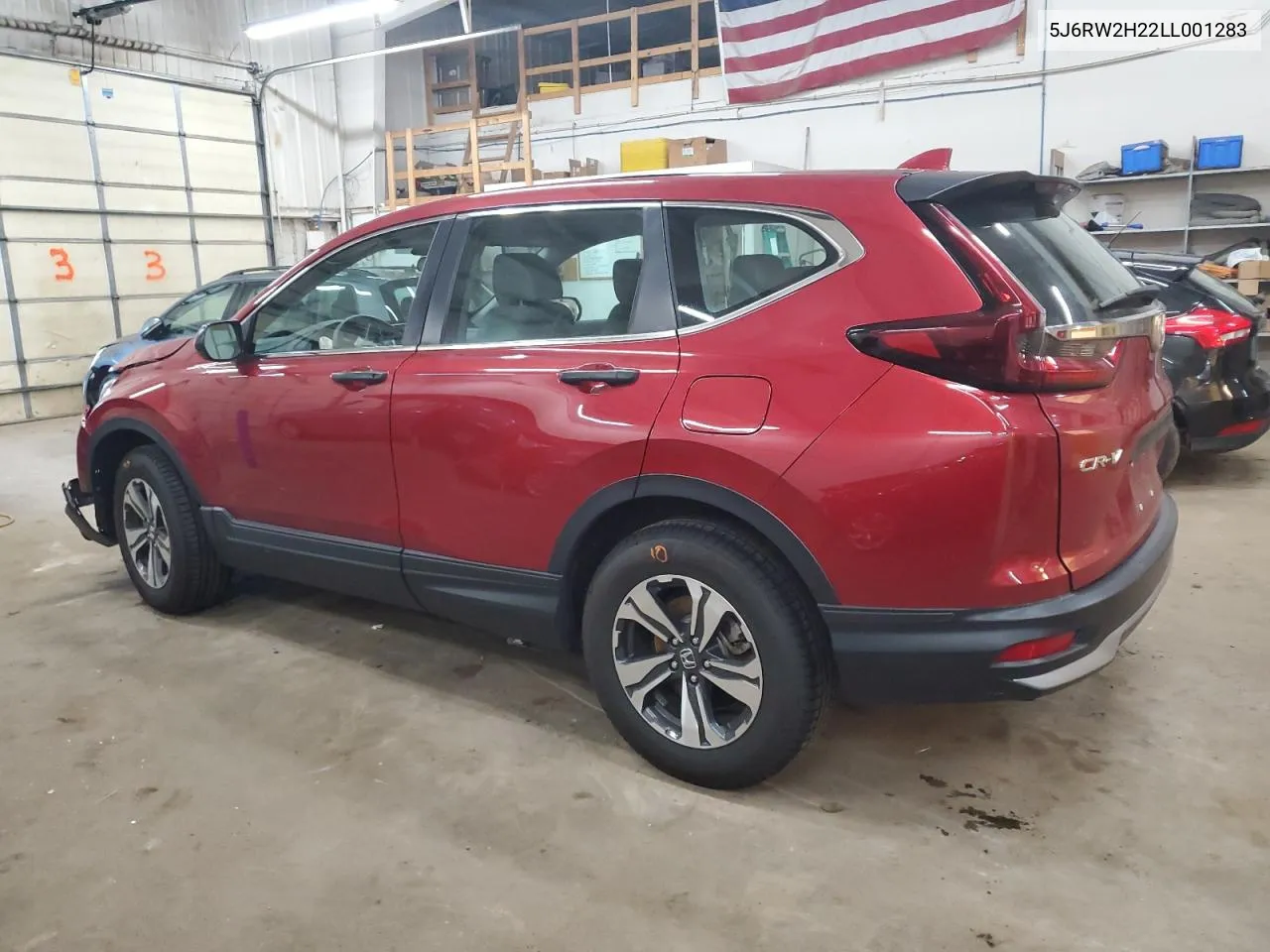 2020 Honda Cr-V Lx VIN: 5J6RW2H22LL001283 Lot: 79717844