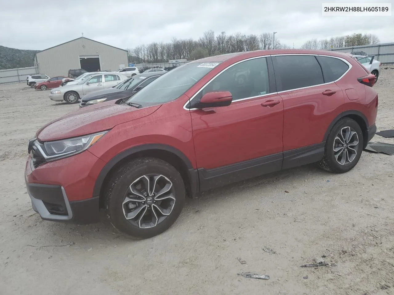 2020 Honda Cr-V Exl VIN: 2HKRW2H88LH605189 Lot: 80072064