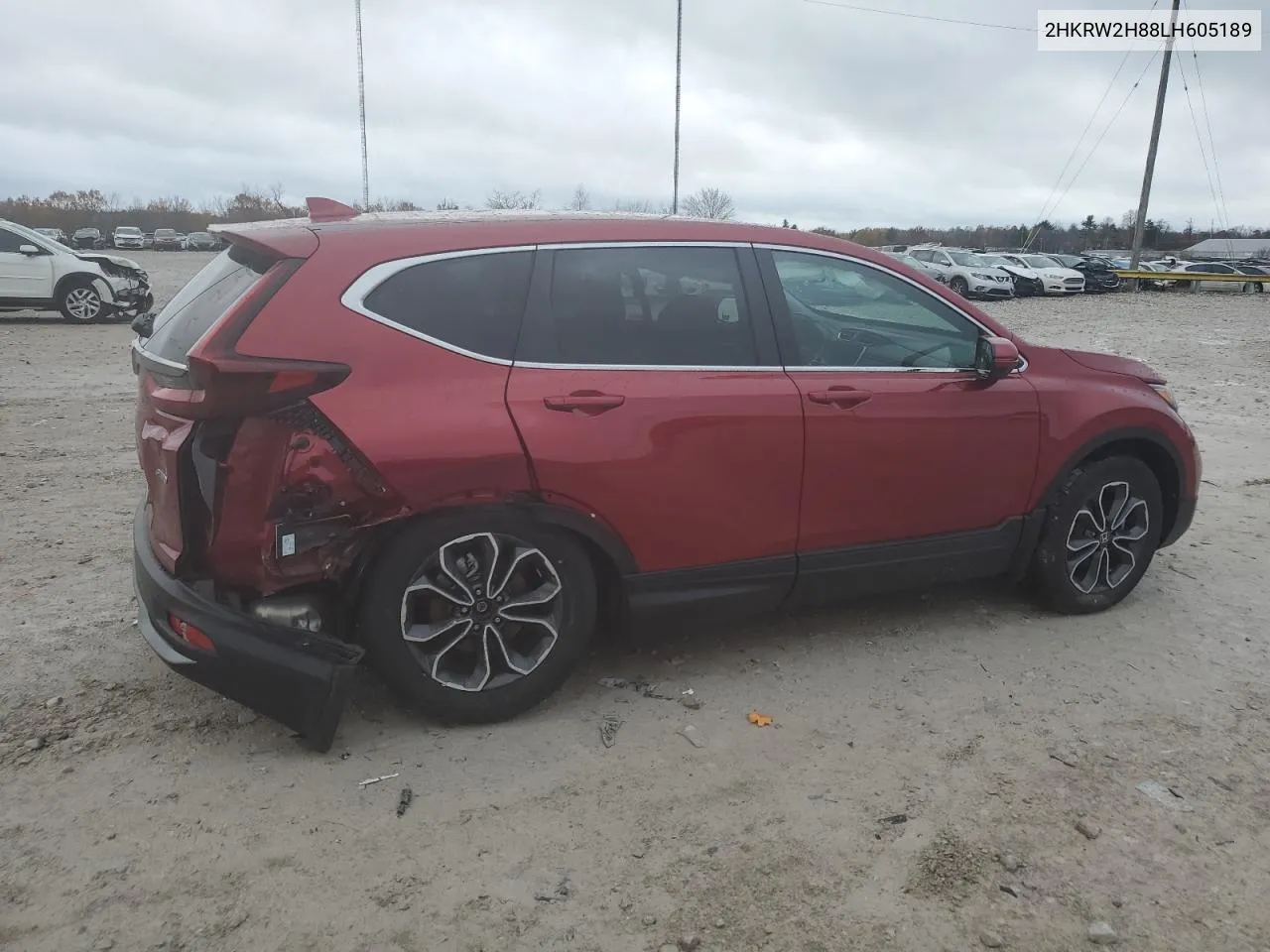 2020 Honda Cr-V Exl VIN: 2HKRW2H88LH605189 Lot: 80072064