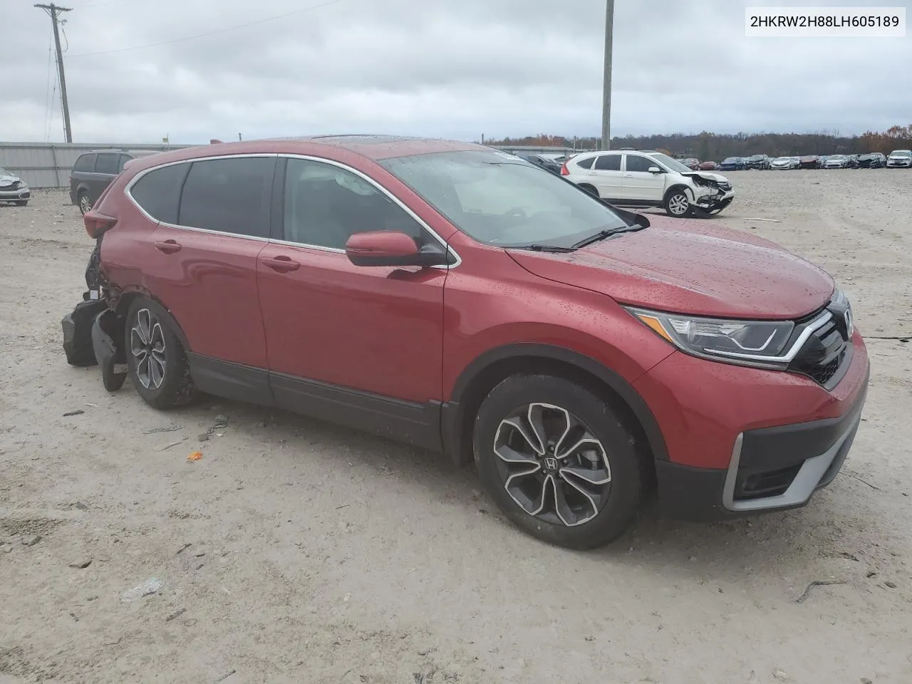 2020 Honda Cr-V Exl VIN: 2HKRW2H88LH605189 Lot: 80072064