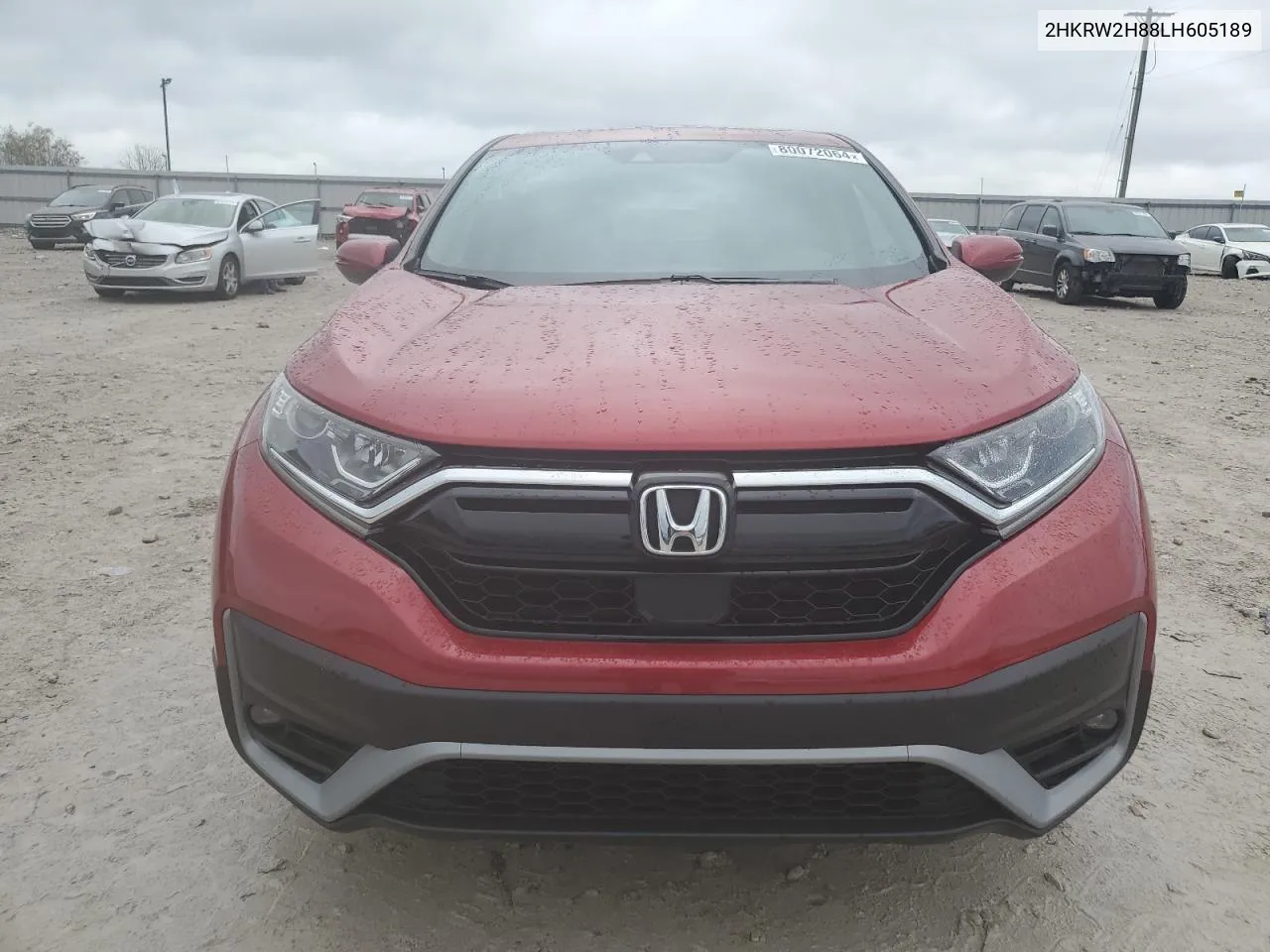 2020 Honda Cr-V Exl VIN: 2HKRW2H88LH605189 Lot: 80072064