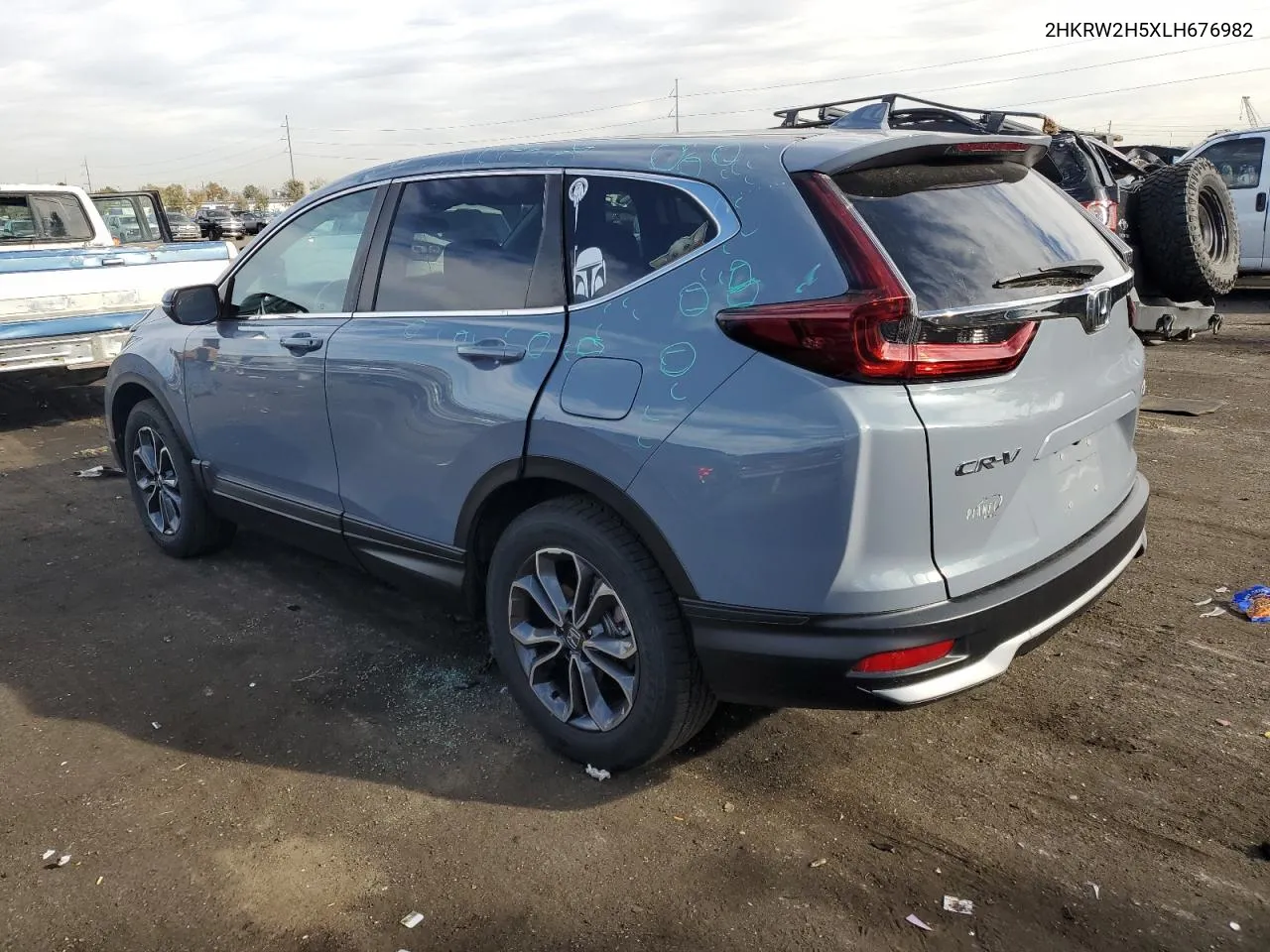 2020 Honda Cr-V Ex VIN: 2HKRW2H5XLH676982 Lot: 80510734