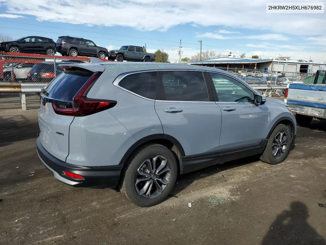 2020 Honda Cr-V Ex VIN: 2HKRW2H5XLH676982 Lot: 80510734