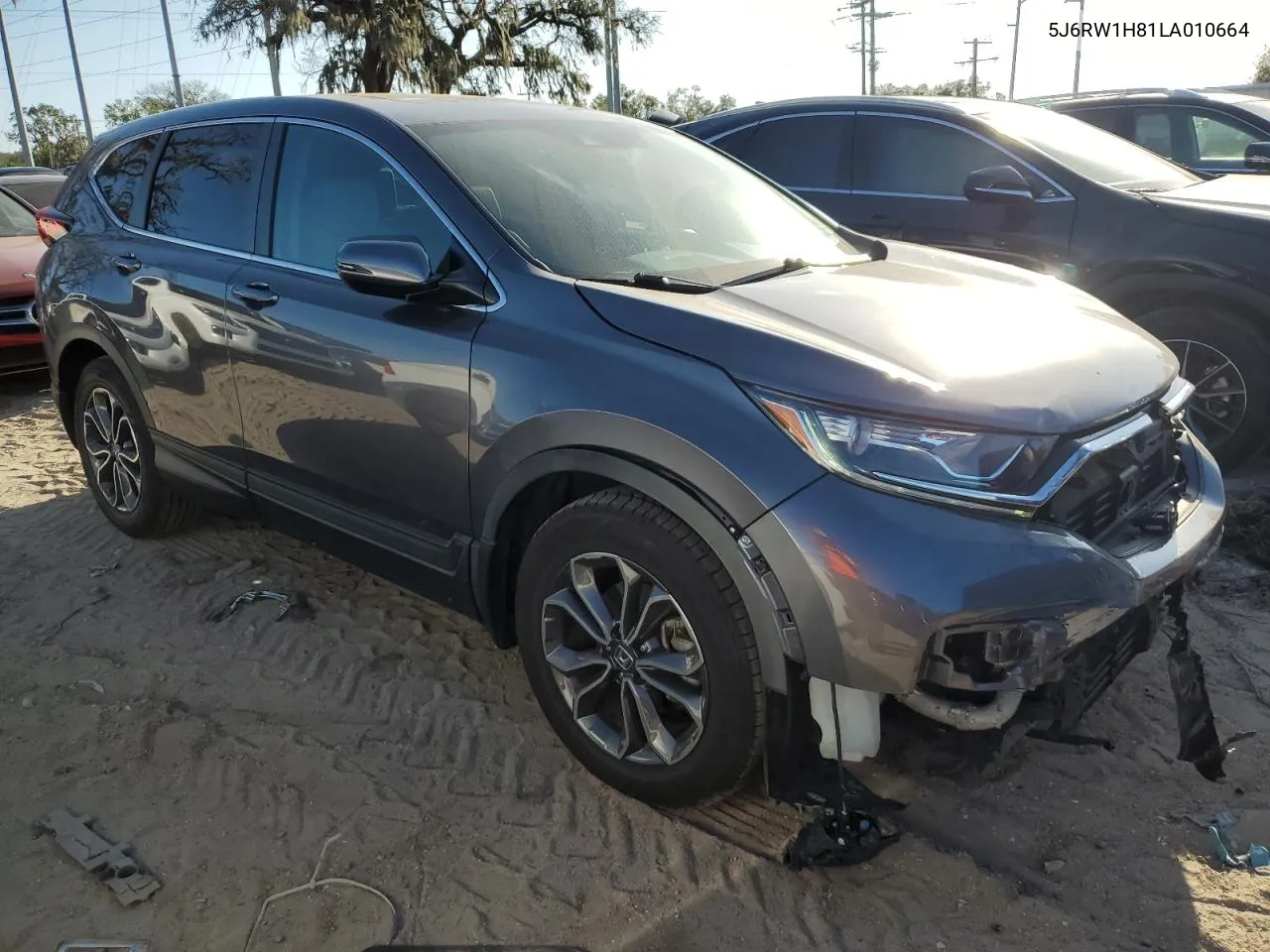 2020 Honda Cr-V Exl VIN: 5J6RW1H81LA010664 Lot: 80660644