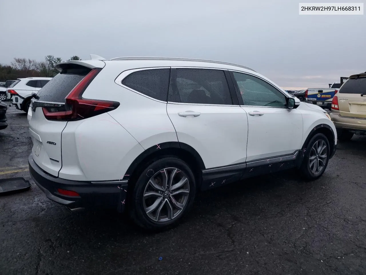 2020 Honda Cr-V Touring VIN: 2HKRW2H97LH668311 Lot: 81048584