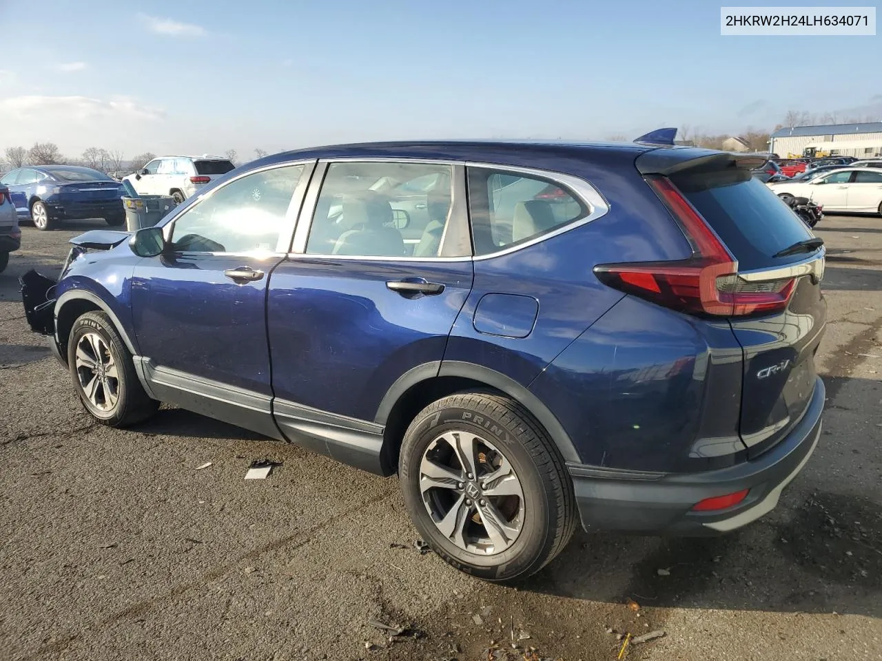 2020 Honda Cr-V Lx VIN: 2HKRW2H24LH634071 Lot: 81131734