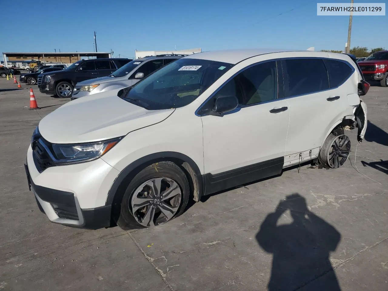 2020 Honda Cr-V Lx VIN: 7FARW1H22LE011299 Lot: 81418174