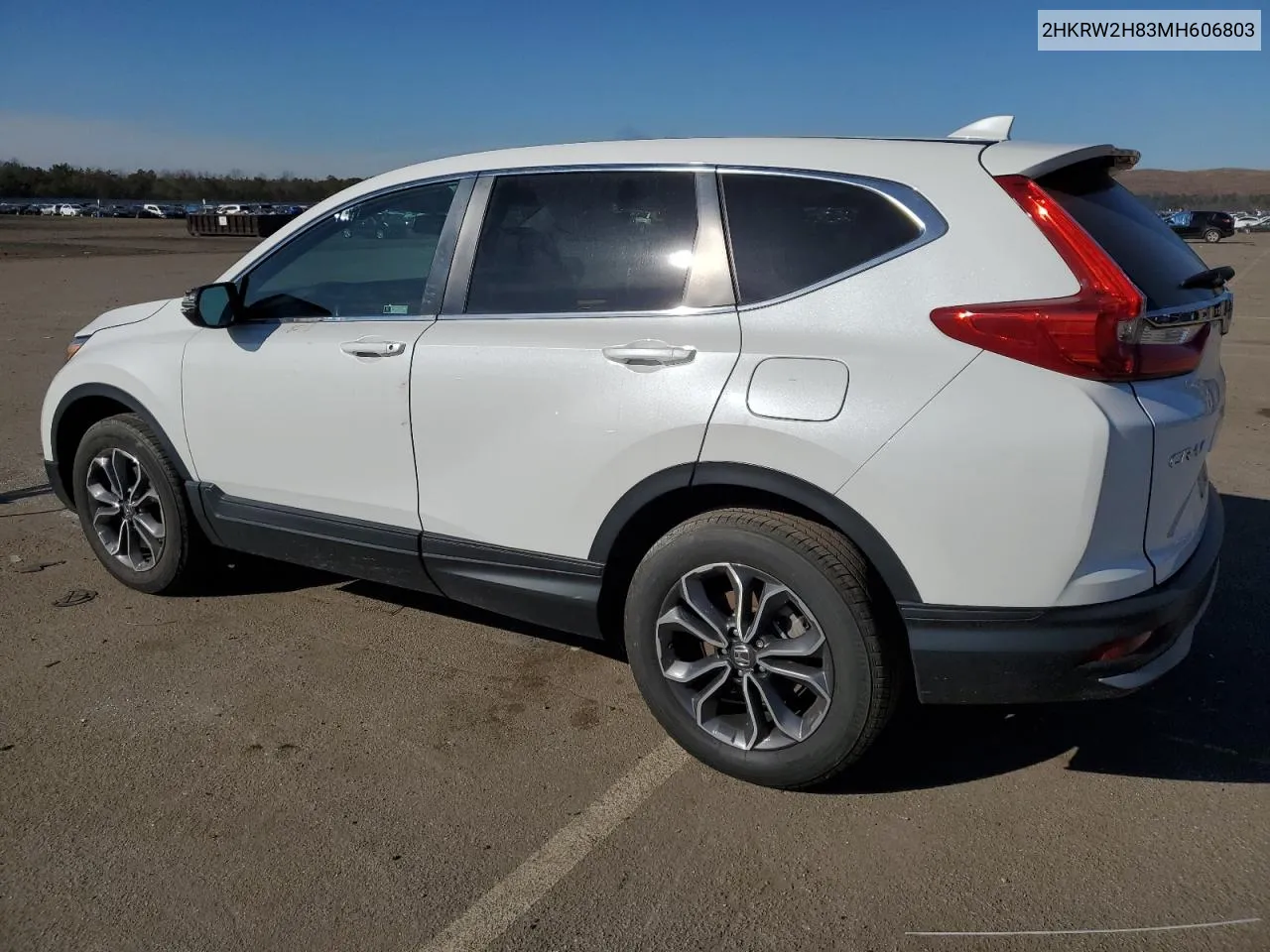 2021 Honda Cr-V Exl VIN: 2HKRW2H83MH606803 Lot: 41210554